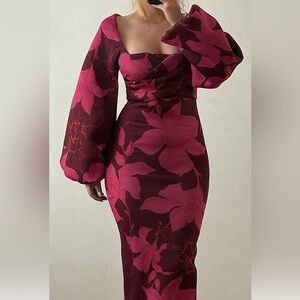 ASOS Floral Midi Dress